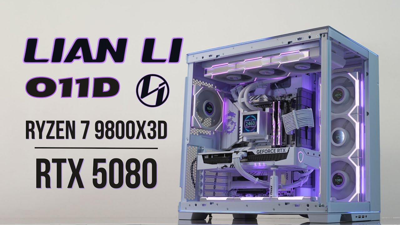 Full Lian Li O11 Dynamic White 4K Gaming Build | Ryzen 7 9800X3D | RTX 5080