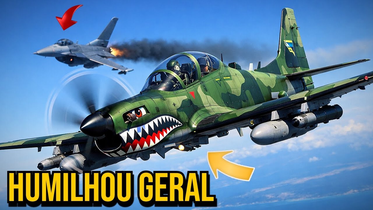 Riram da Hélice do Brasil — Até o Super Tucano HUMILHAR Jatos Gringos