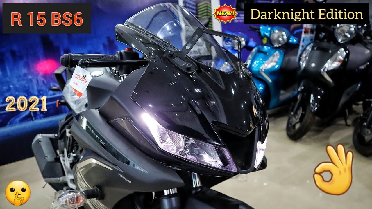 2021 New Yamaha R 15 Dark Knight Edition BS6 With All New Features | Price, Review in Hindi