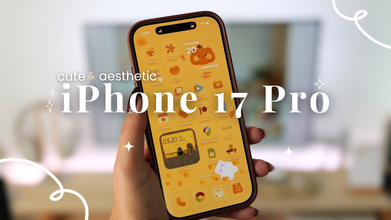 Эстетическая распаковка iPhone 17 Pro + аксессуары + кастомизация ☁️✨