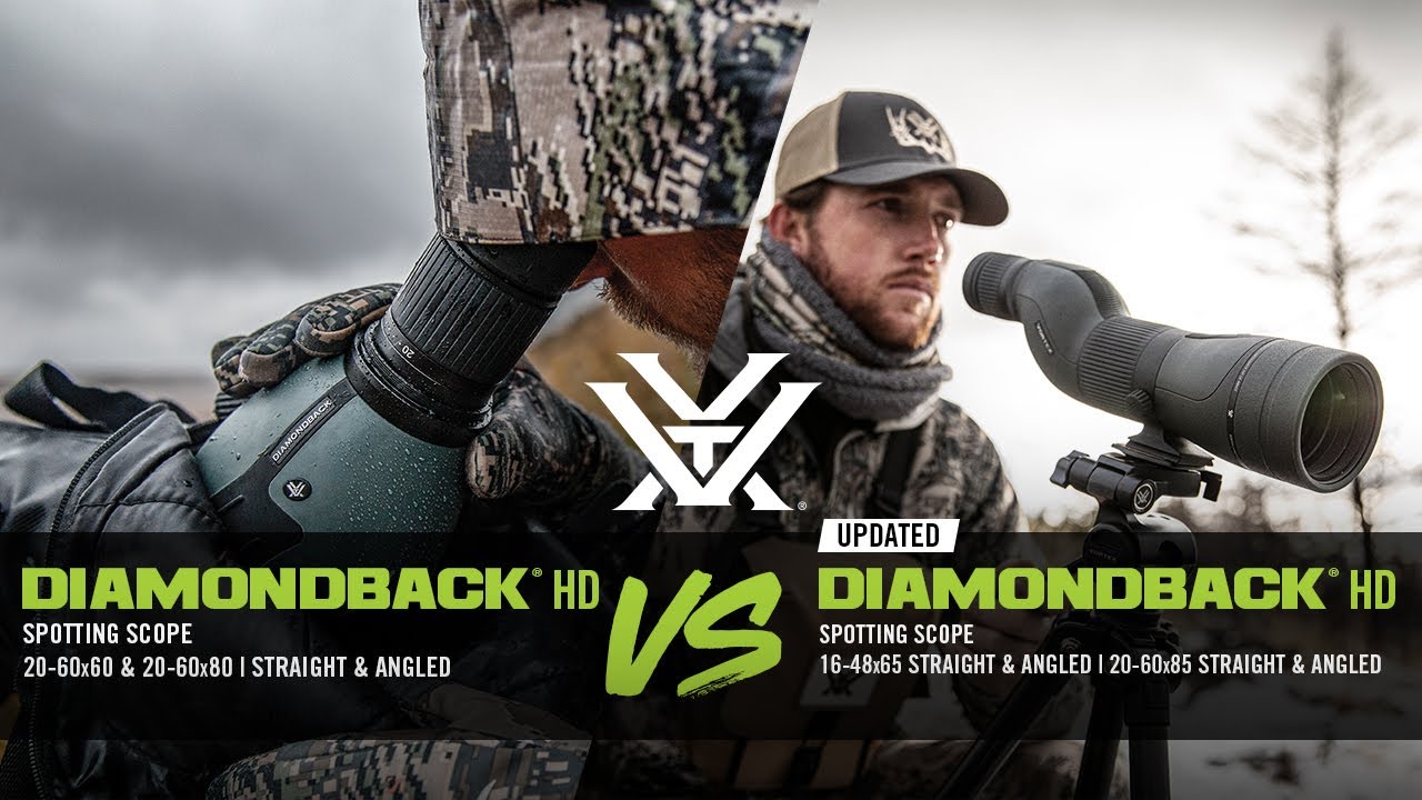Обновленные зрительные трубы Diamondback® по сравнению с предыдущими моделями