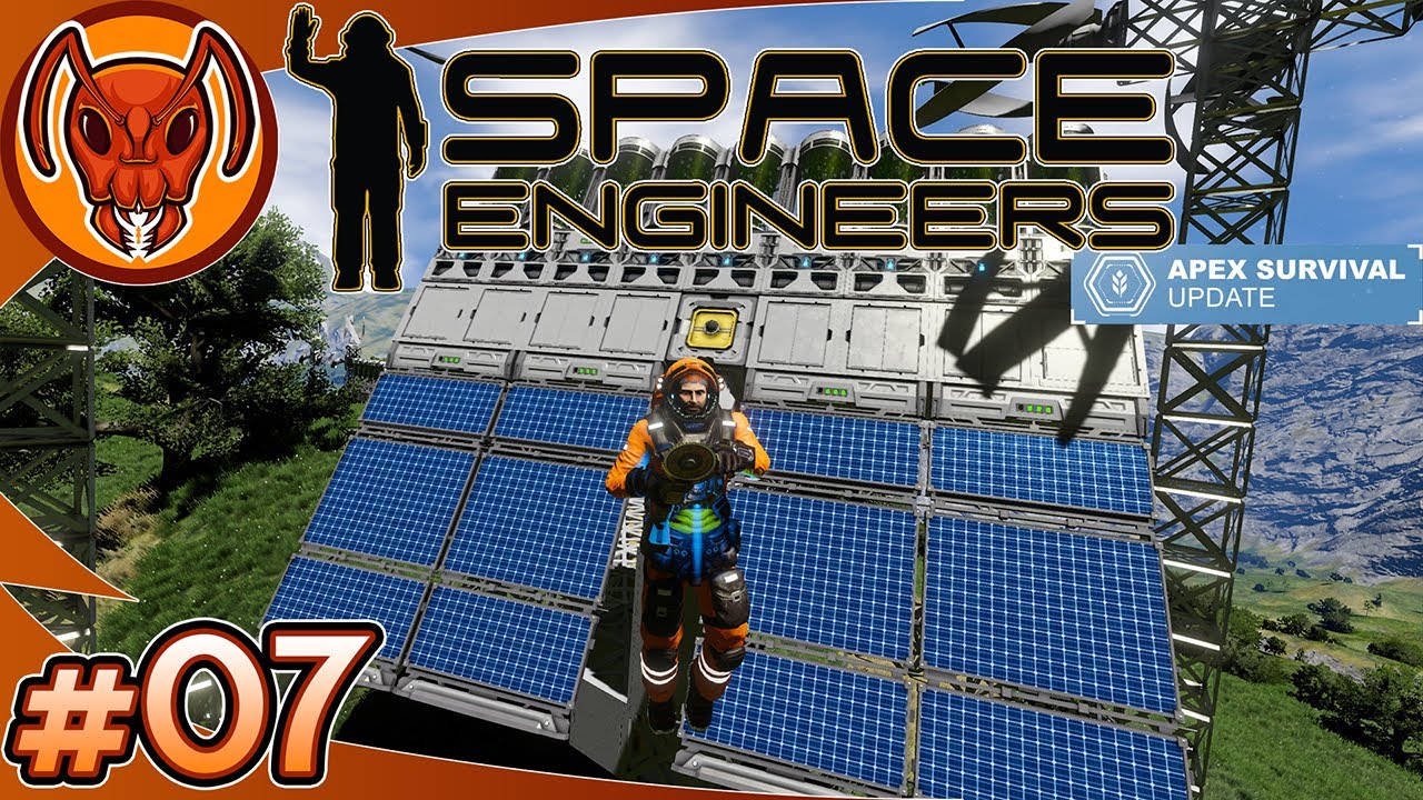 Строим новую солнечную и водорослевую ферму и чиним наш корабль! | Космические инженеры: Выживани...