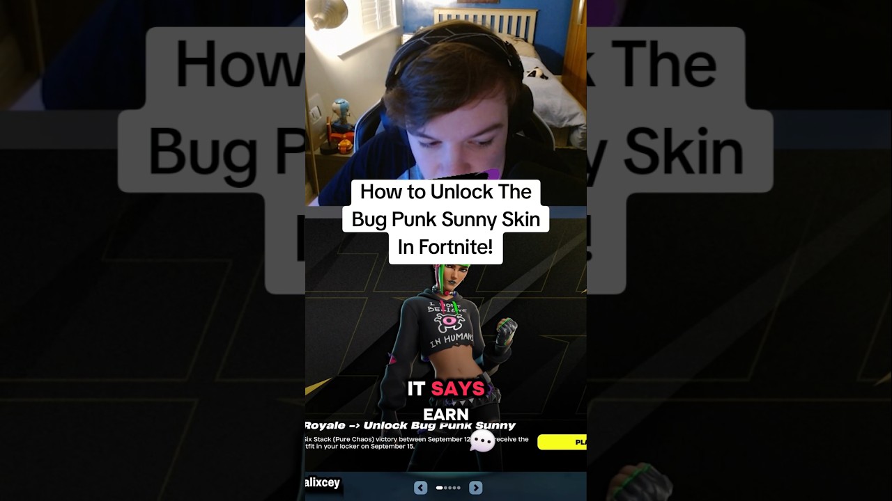 How to Unlock The Bug Punk Sunny Skin In Fortnite! 🤯