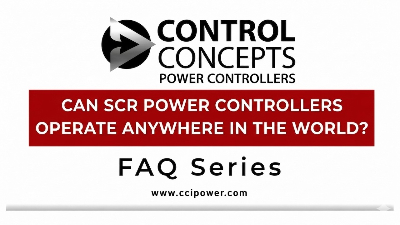 Universal Voltage SCR Power Controller &mdash; 50Hz & 60Hz Worldwide | Control Concepts, Inc