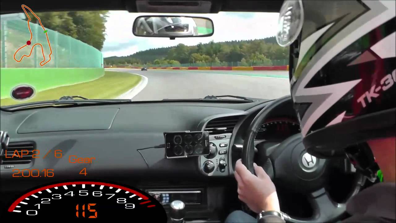 Honda S2000 Spa 2012 - data actually working this time