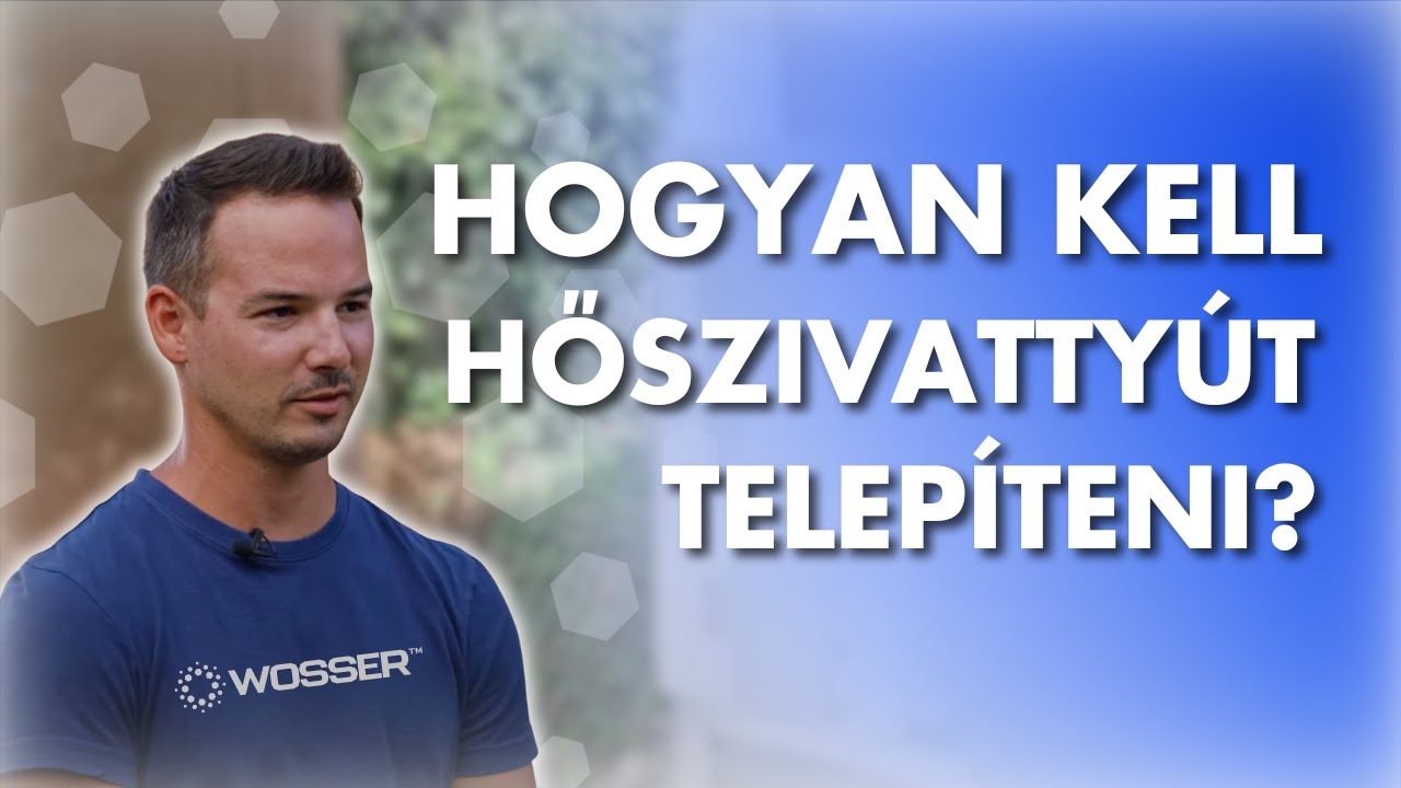 Mi történik egy HŐSZIVATTYÚ telepítésen by Wosser?