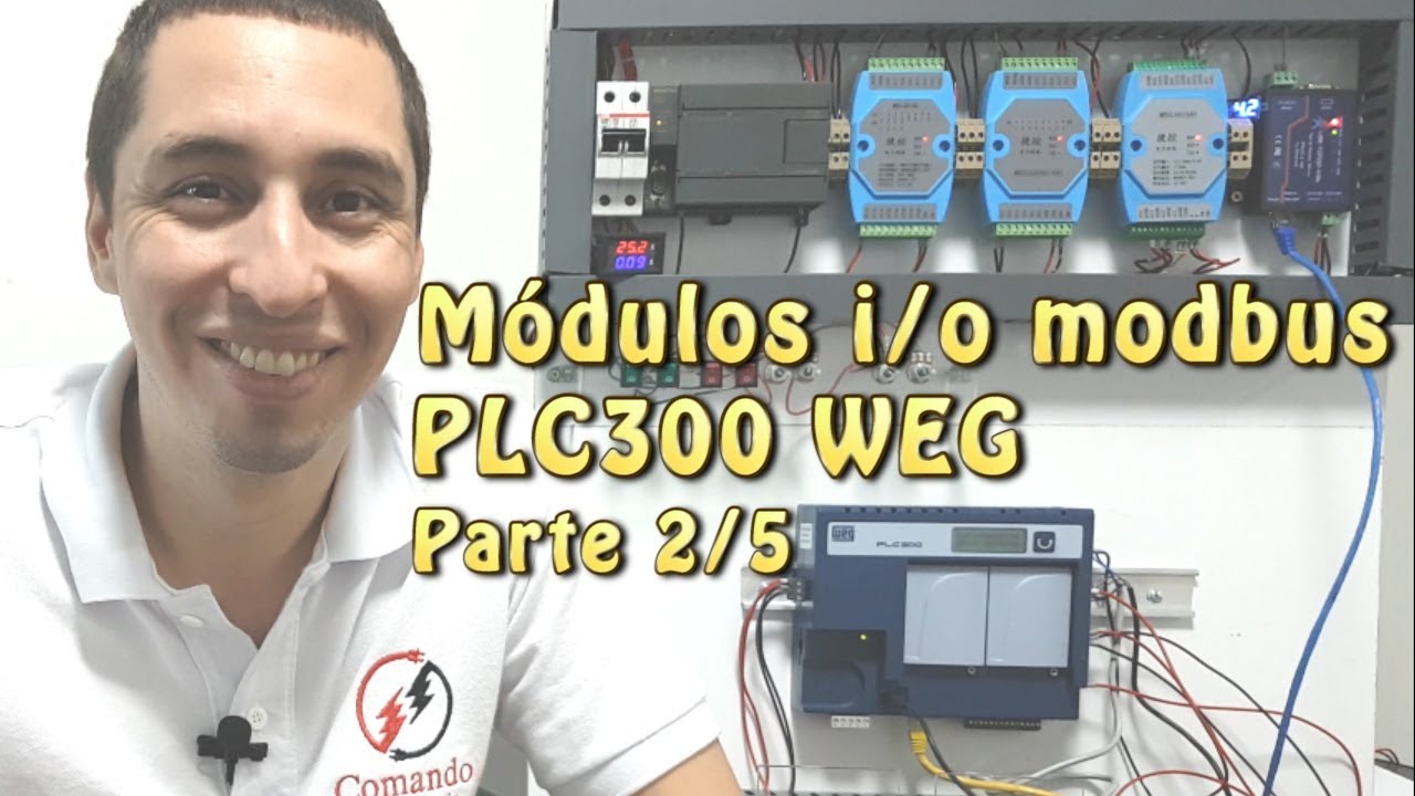 Comunicação Modbus RTU entre WEG PLC300 e módulos I/O modbus (parte 2/5)