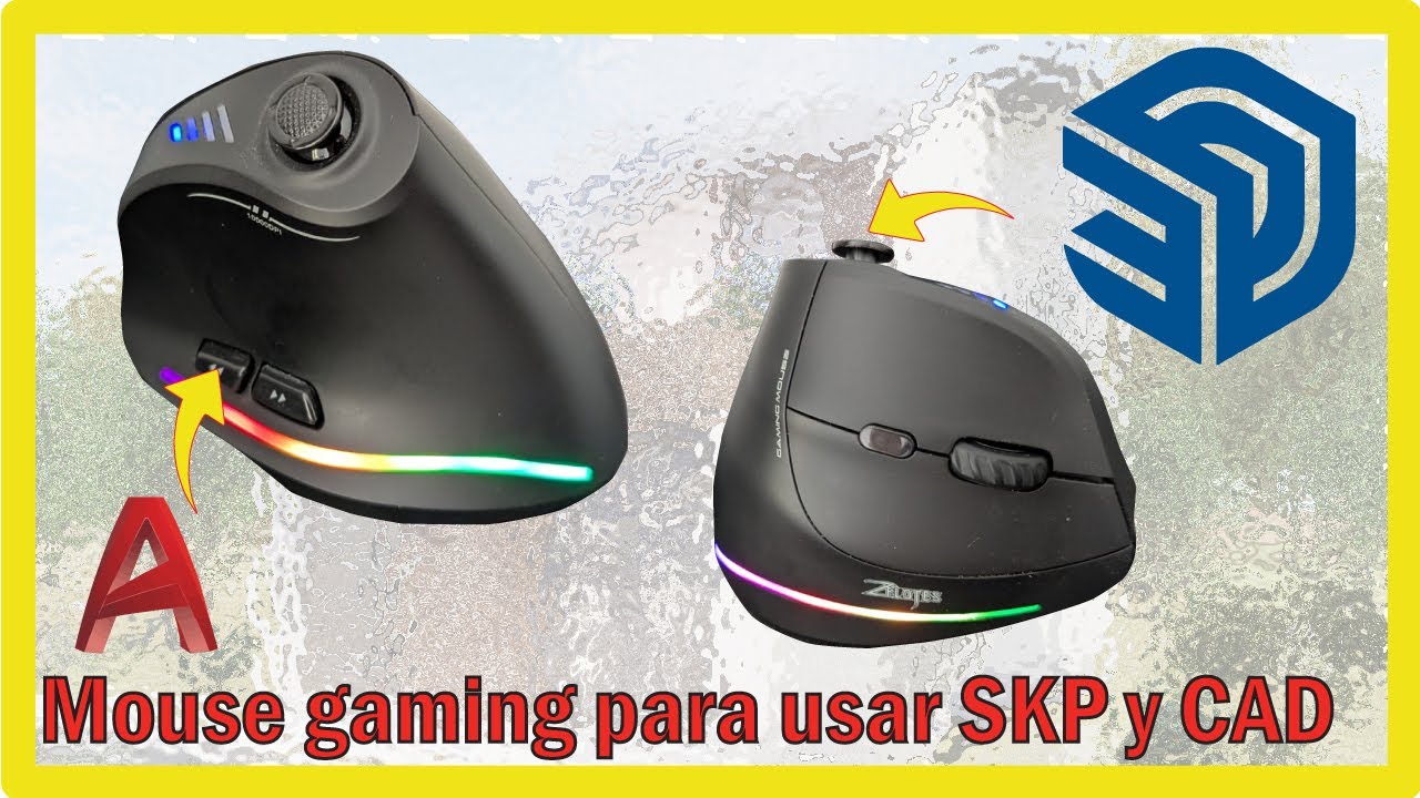 Como configurar mouse zelote c18 para arquitectos | Activar botones de mouse ergonómico