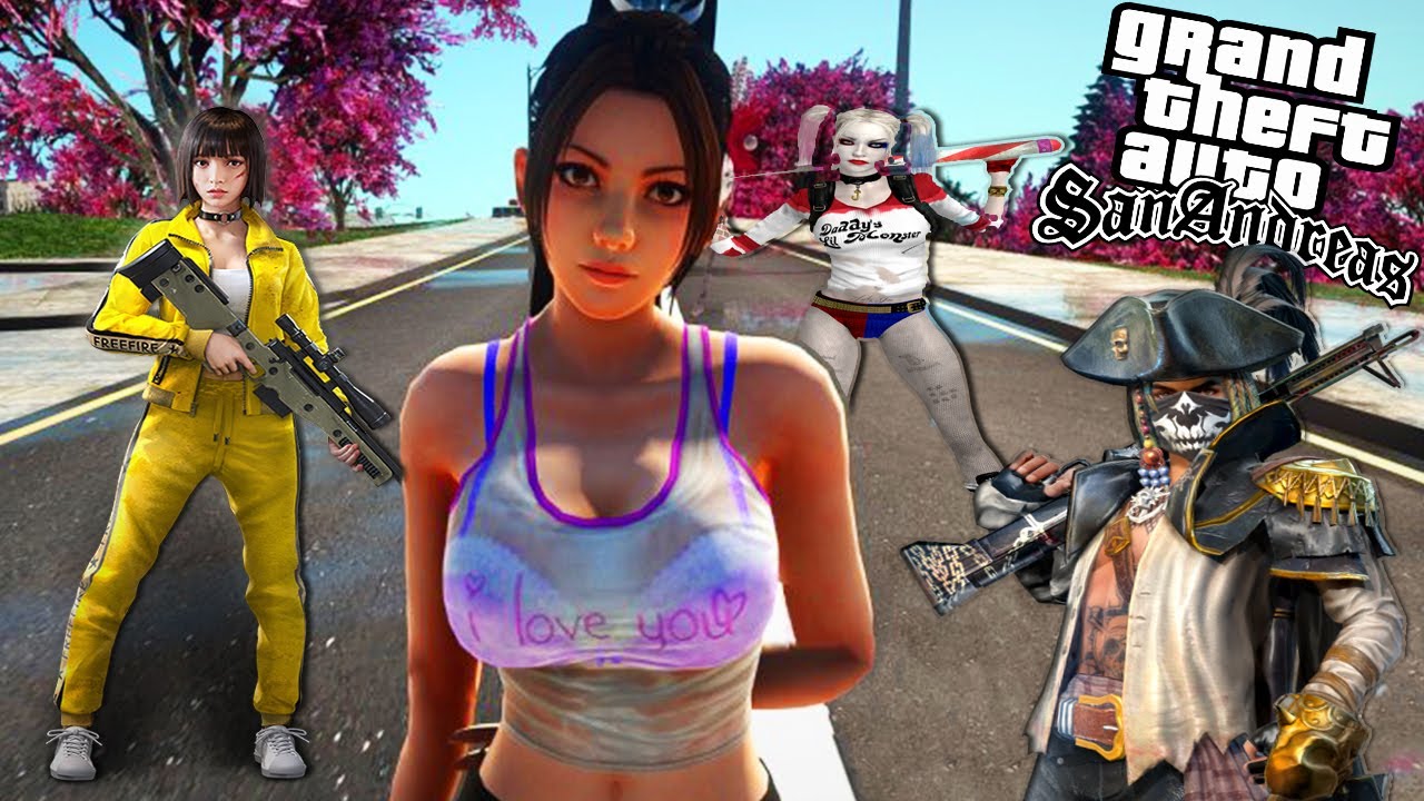 SUPER MEGA PACK DE SKINS HD PARA GTA SAN ANDREAS