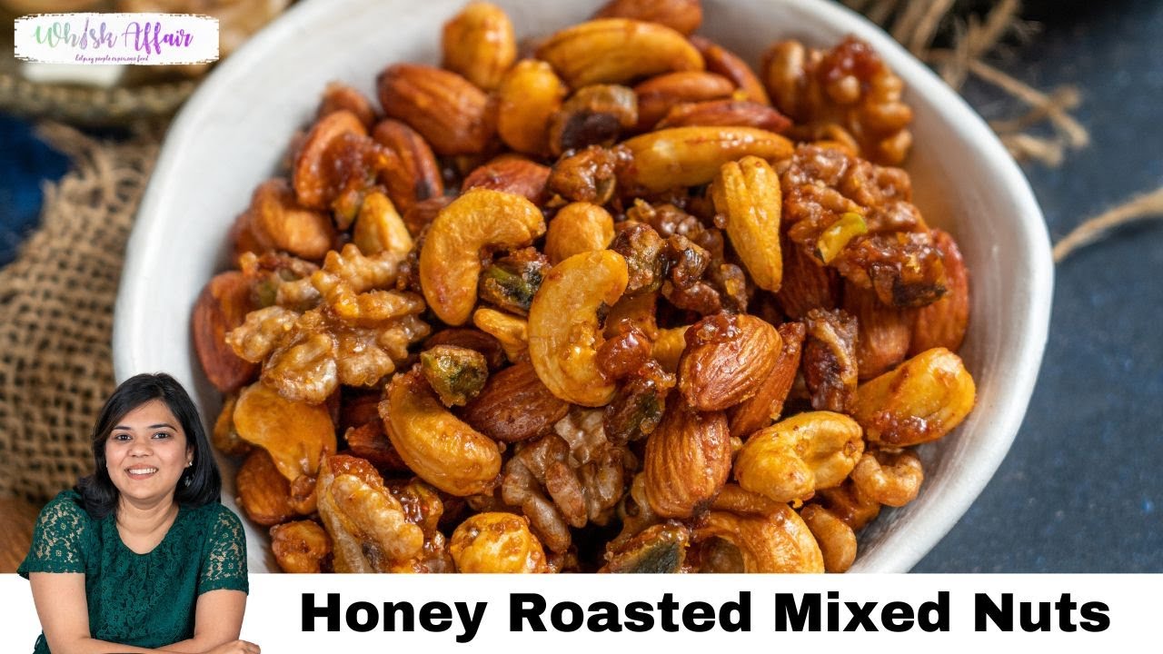 Healthy Honey Roasted Mixed Nuts Recipe