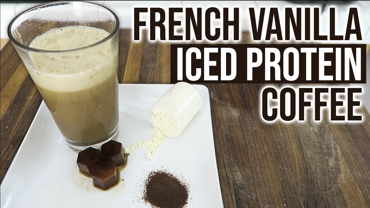 French Vanilla Iced Coffee Protein Shake Recipe (WITH INSTANT COFFEE) | LiveLeanTV