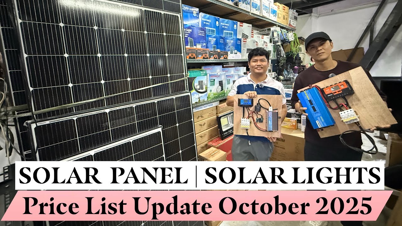 SOLAR PANEL | SOLAR LIGHTS Price List Update October 2025