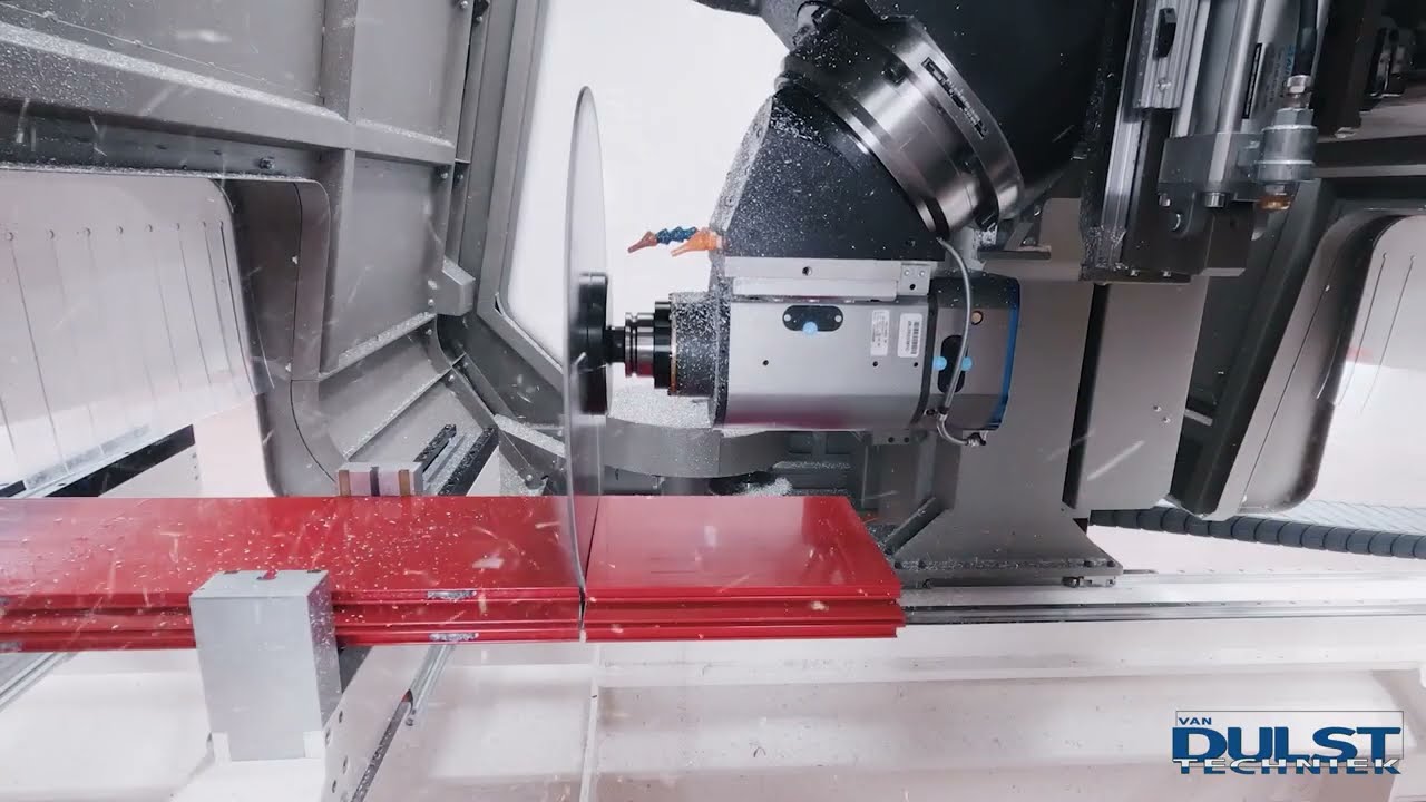 Van Dulst Techniek | MECAL MC 304 Ariel-5 | 5-assig CNC bewerkingscentrum voor aluminiumprofielenff
