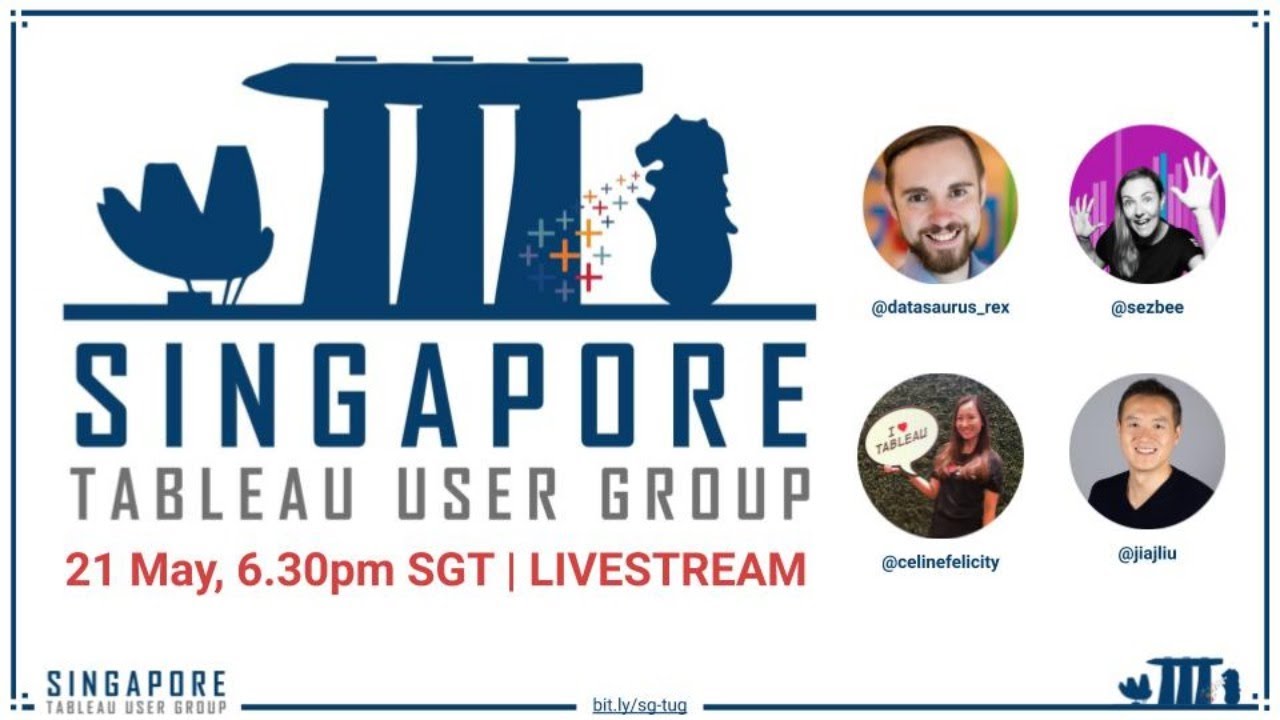 Singapore Tableau User Group Livestream | May 2020