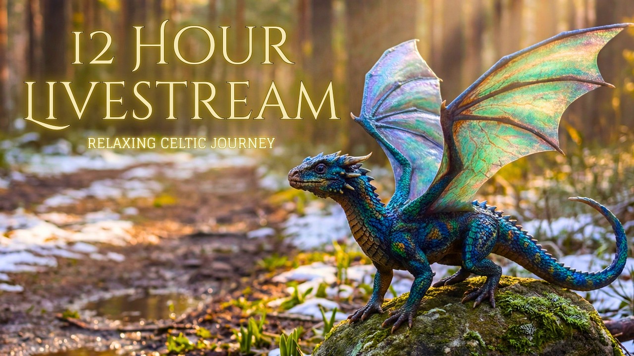 12 Hours of Warm Medieval Celtic Music & Winter Fantasy Atmosphere for Work, Study & Sleep