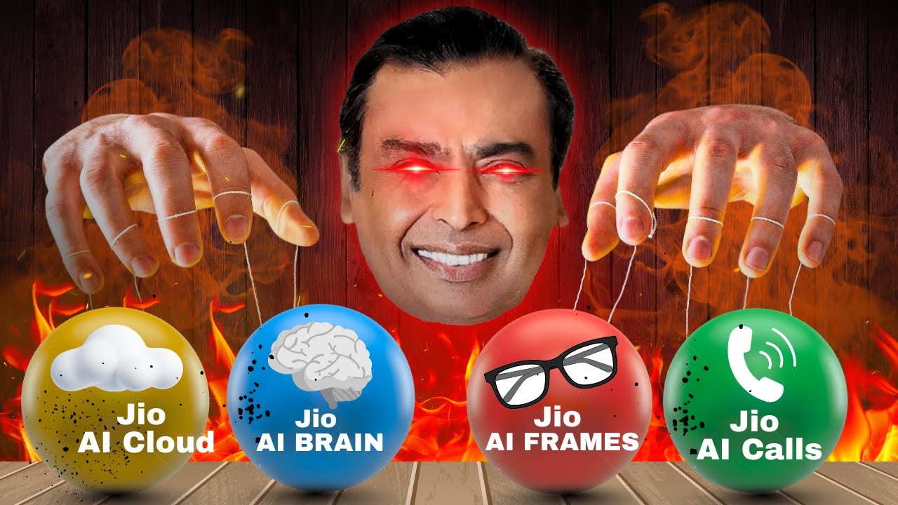 Mukesh Ambani&rsquo;s ₹2.5 Lakh Cr AI Master Plan | Jio to control AI in India| Free Google Gemini Pro