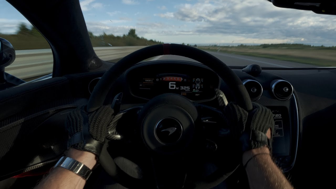 McLaren 620R POV | 700HP Autobahn 300km/h+ Run