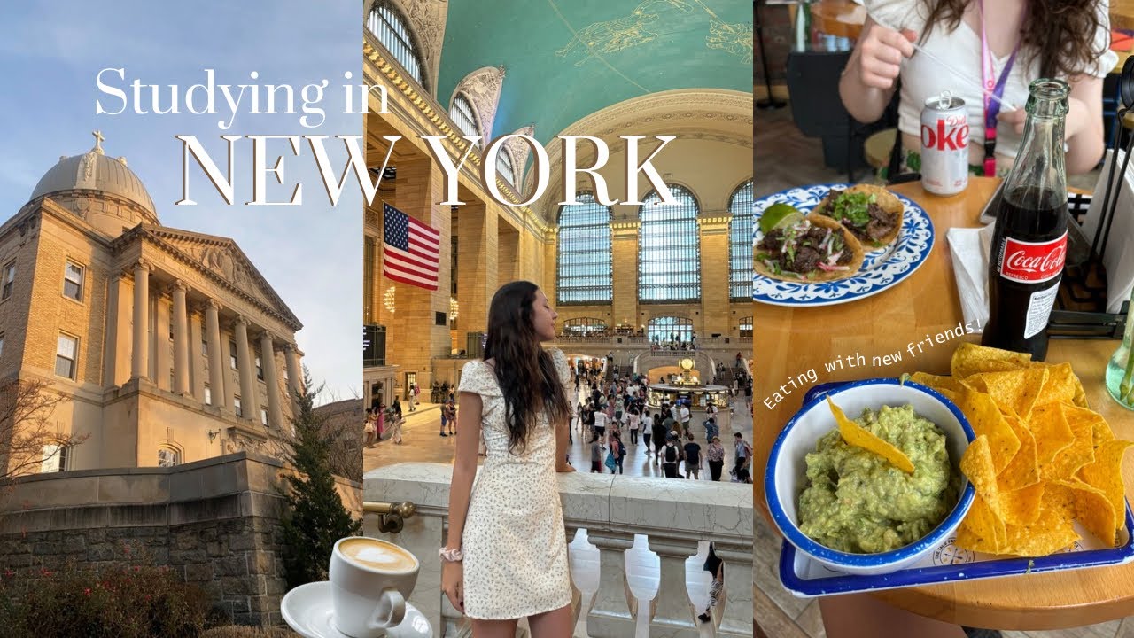 VIAJANDO SOLA A NEW YORK🏙️ | EF New York,school vlog, New York vlog pt. 1