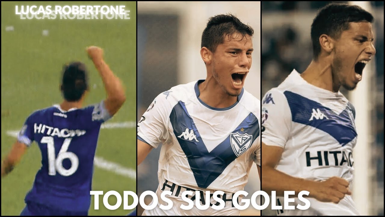 TODOS los GOLES de LUCAS ROBERTONE en VELEZ SARSFIELD