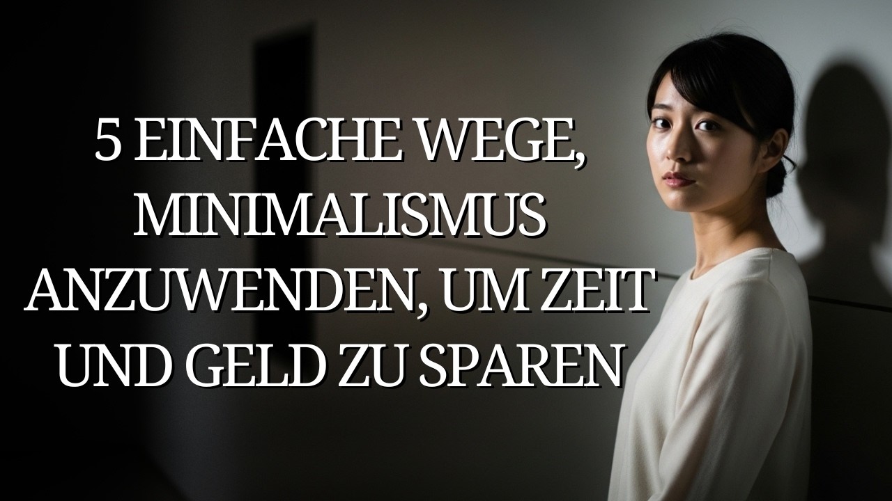 5 einfache Wege, Minimalismus anzuwenden, um Zeit und Geld zu sparen