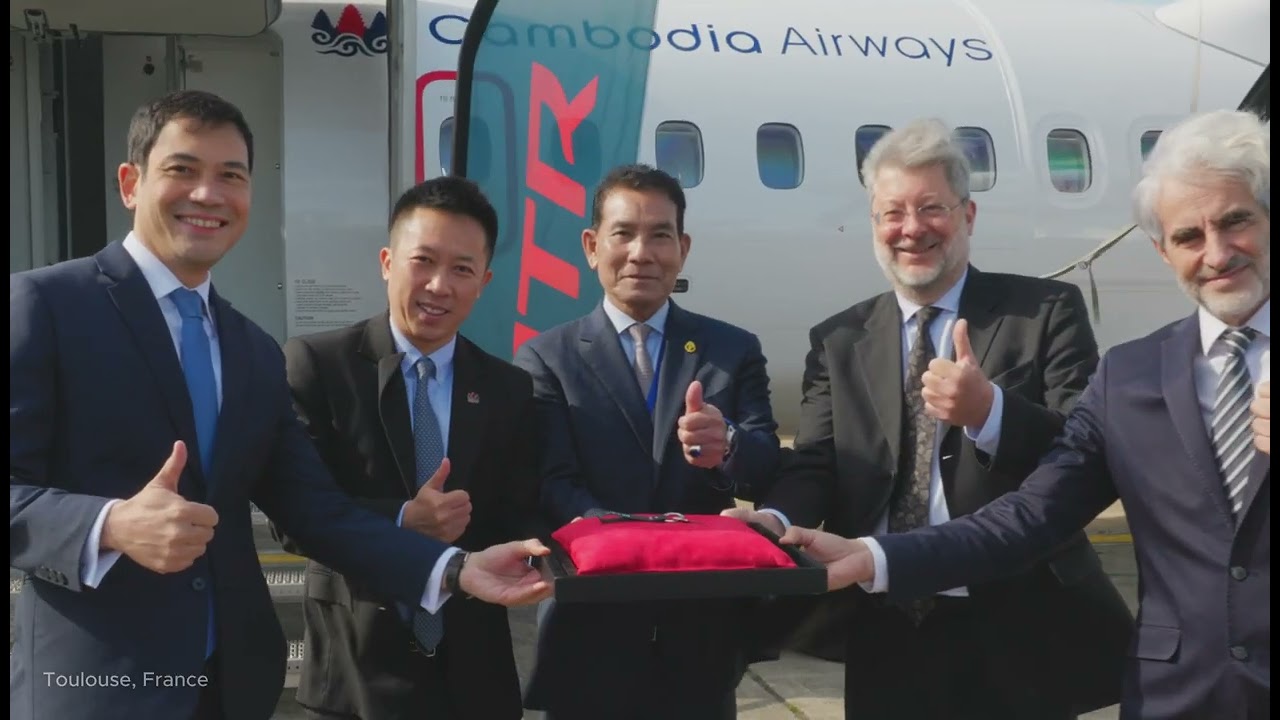 Welcome our first ATR 72-600 aircraft! ✈️🇰🇭