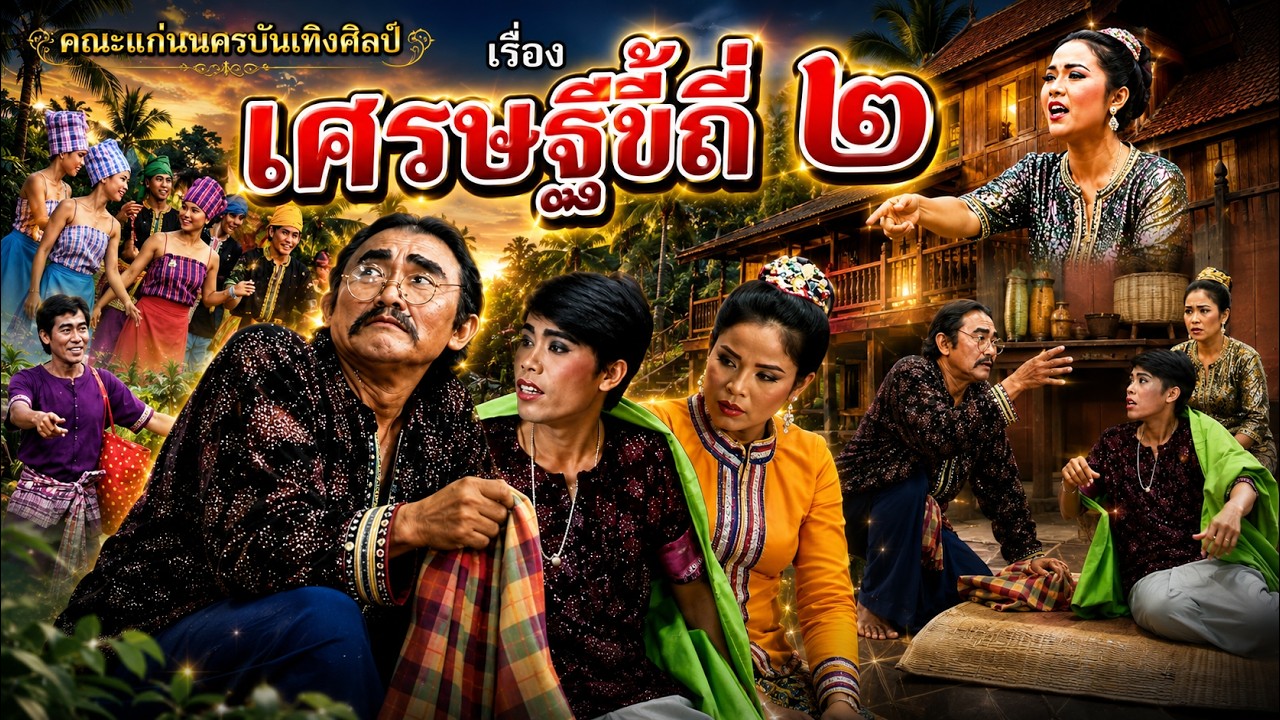 หมอลำ คณะแก่นนครบันเทิงศิลป์ เรื่อง เศรษฐีขี้ถี่ ตอน 2