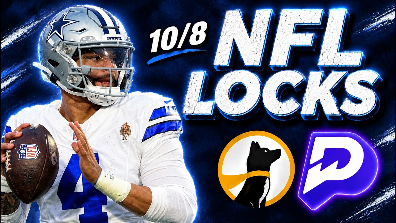 PRIZEPICKS NFL THURSDAY 10/8/26 - FREE PICKS!!!  (4-0 SWEEP!!!) - BEST PLAYER PROPS TODAY - TNF BETS