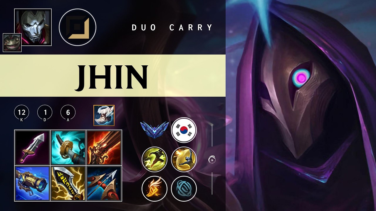 Jhin ADC vs Jinx - KR Diamond Patch 26.03