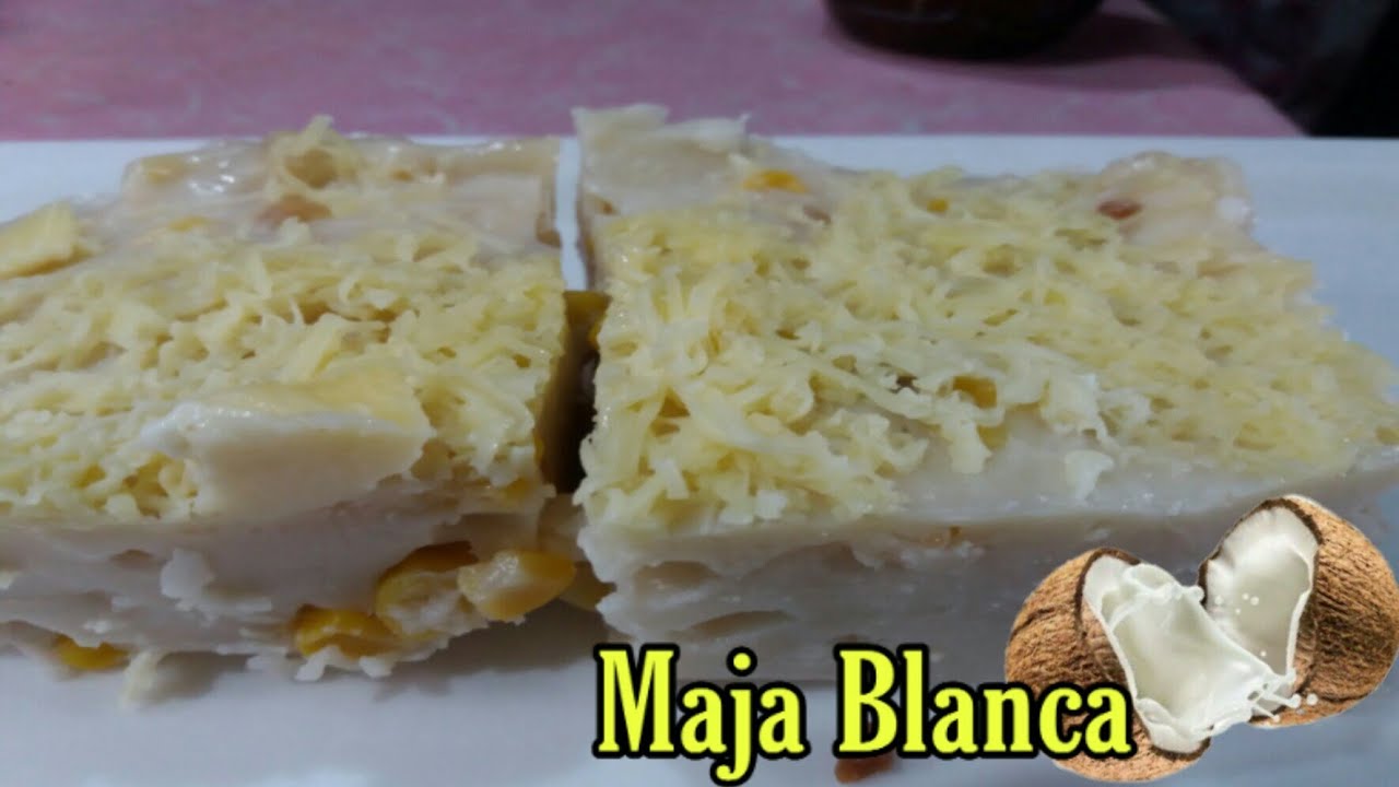 How to cook Maja Blanca  (with fresh coconut milk)