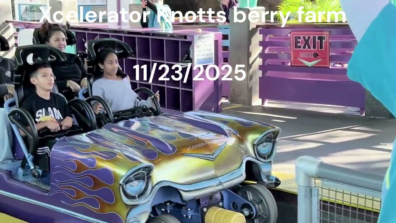 My clips of Knotts rides from 2025 Xcelerator and Hangtime