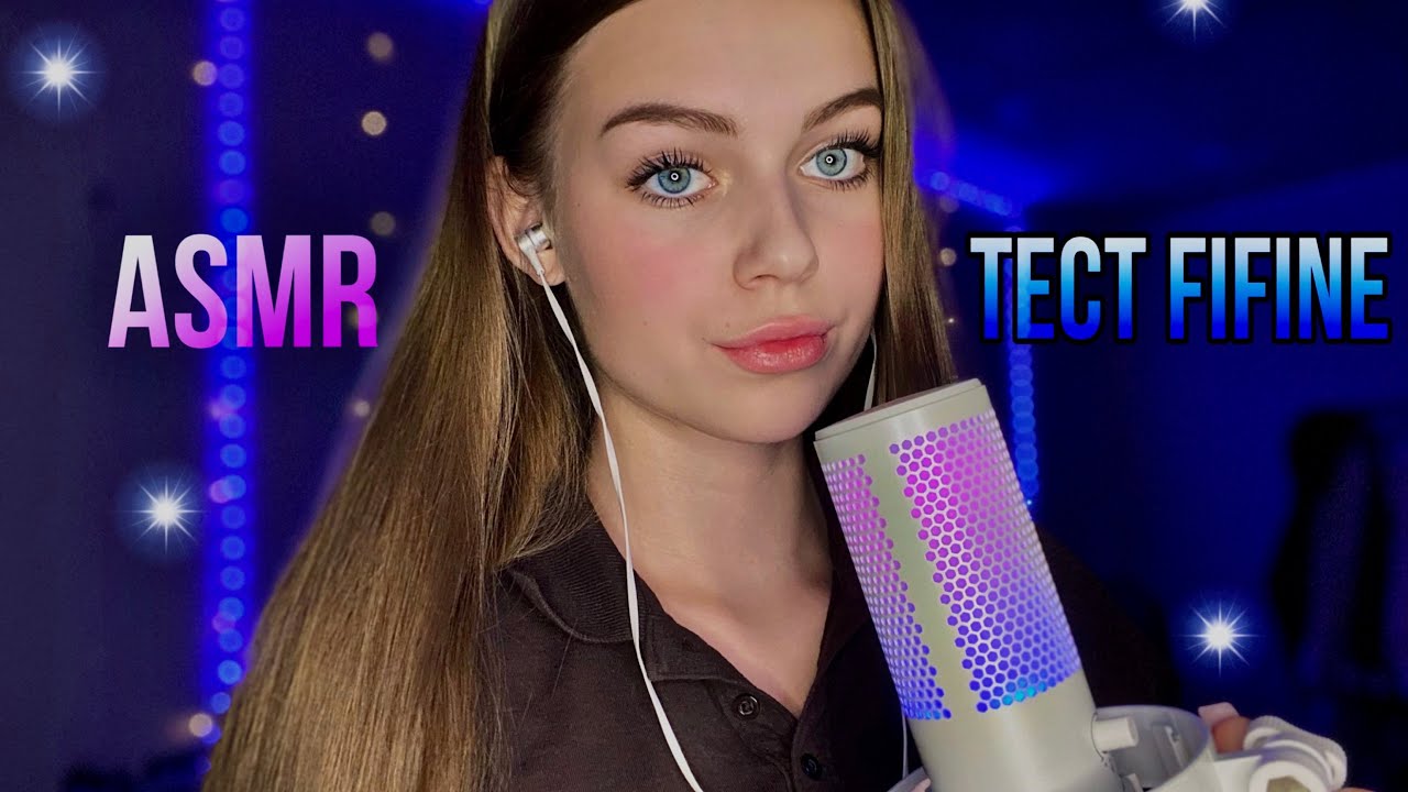 АСМР тест нового микрофона FIFINE AMPLIGAME A9🎙️|| болталка💤🎄