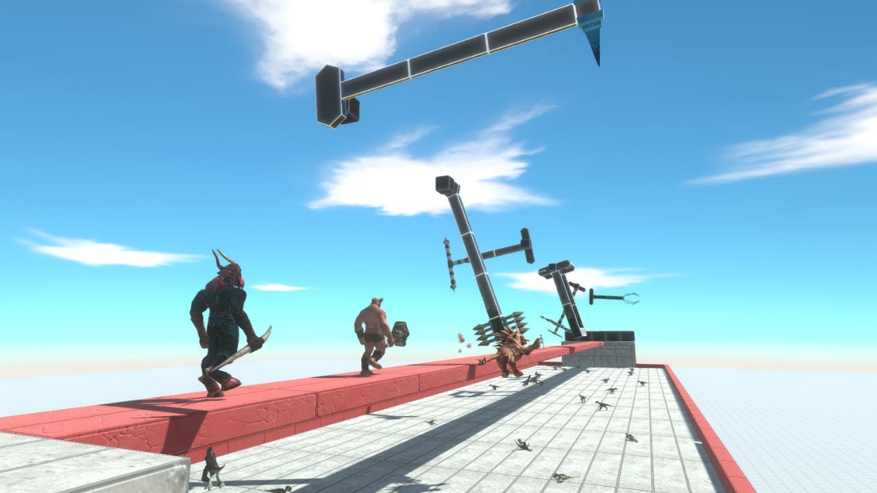 RAPTOR Death Bridge Run Animal Revolt Battle Simulator