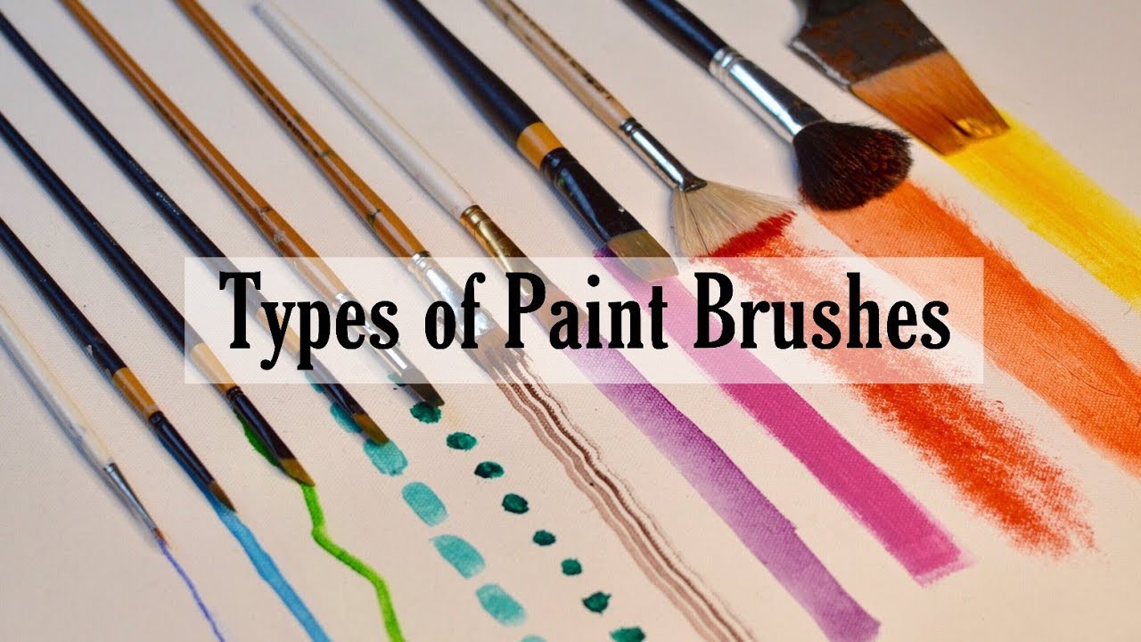 Types of Paint Brushes by Paintastic Arts (Chapter 1)