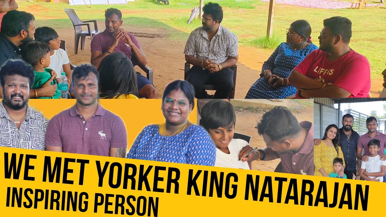 Inspiring person Cricketer Natarajan | எளிமையின் சிகரம் | JP Nattu Cricket Ground Vlog