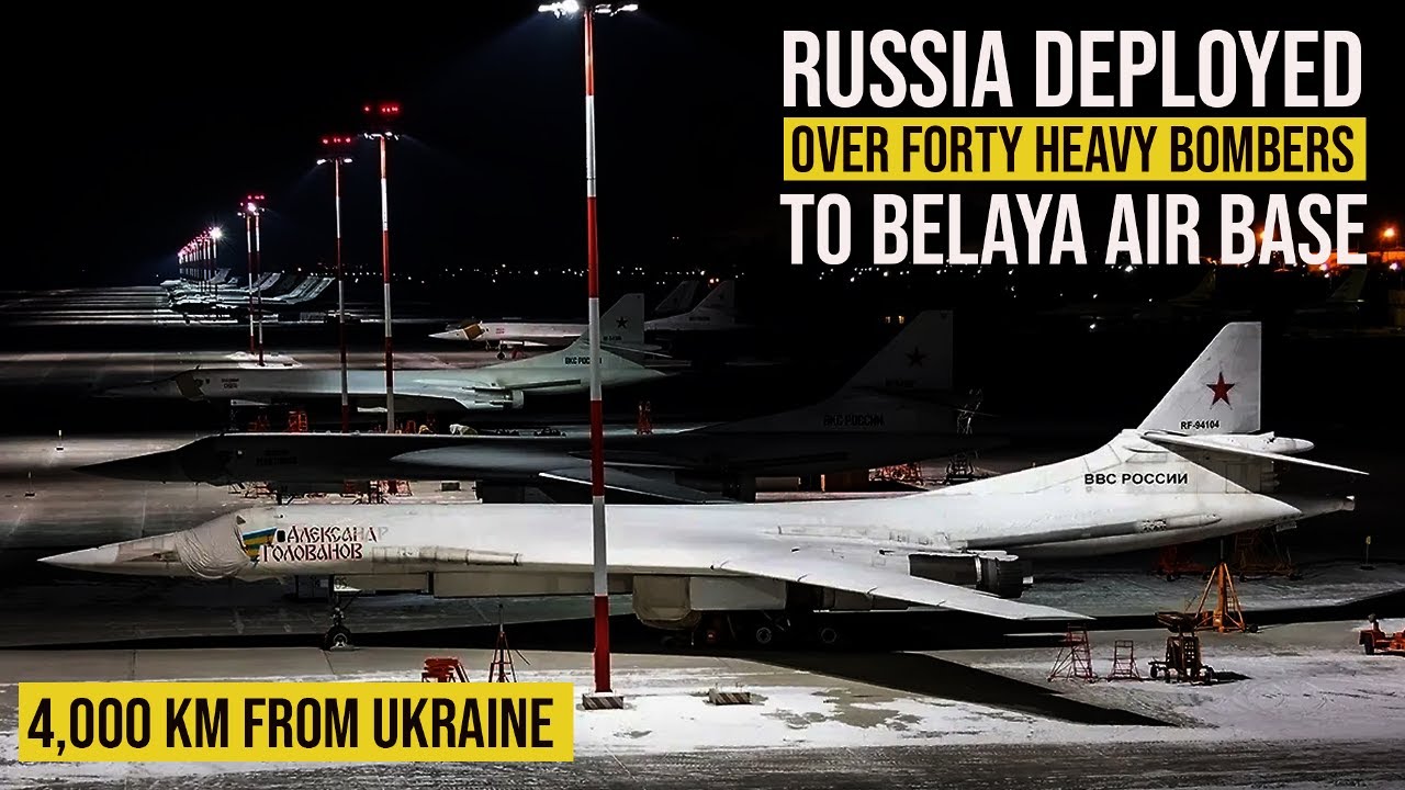 Russia Deployed Over Forty Heavy Bombers to Belaya Air Base