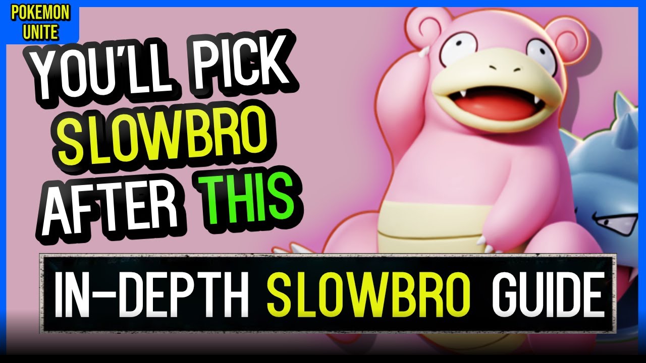 Pokemon Unite - Slowbro Guide IN DEPTH + His OP Passive 📈 Stats & Tricks + How to Play Tips