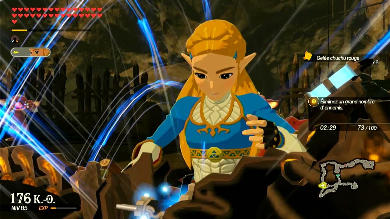 Jeu : Hyrule Warriors : L'Ère du Fléau - Gameplay Zelda + Destrier de Légende - Nintendo Switch