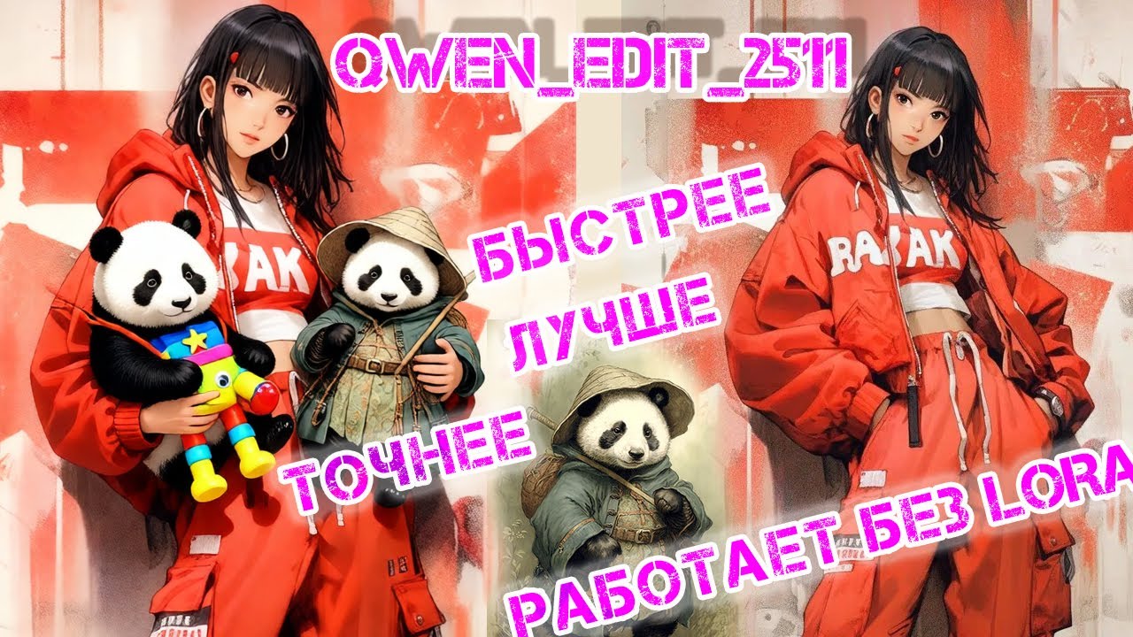 Qwen-Image-Edit-2511 еще один шаг к идеальной модели.Рассмотрим большинство рабочих процессов