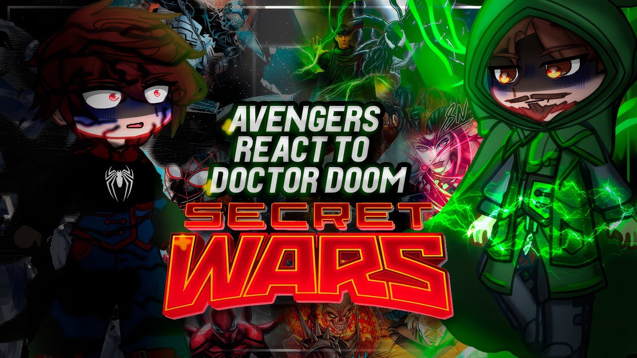 Avengers React To Doctor Doom | Secret Wars, Doomsday | Marvel Comics | Gacha [ENG/RU]