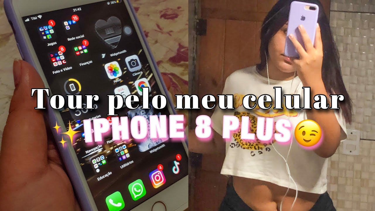 TOUR PELO MEU CELULAR | IPHONE 8 PLUS✨