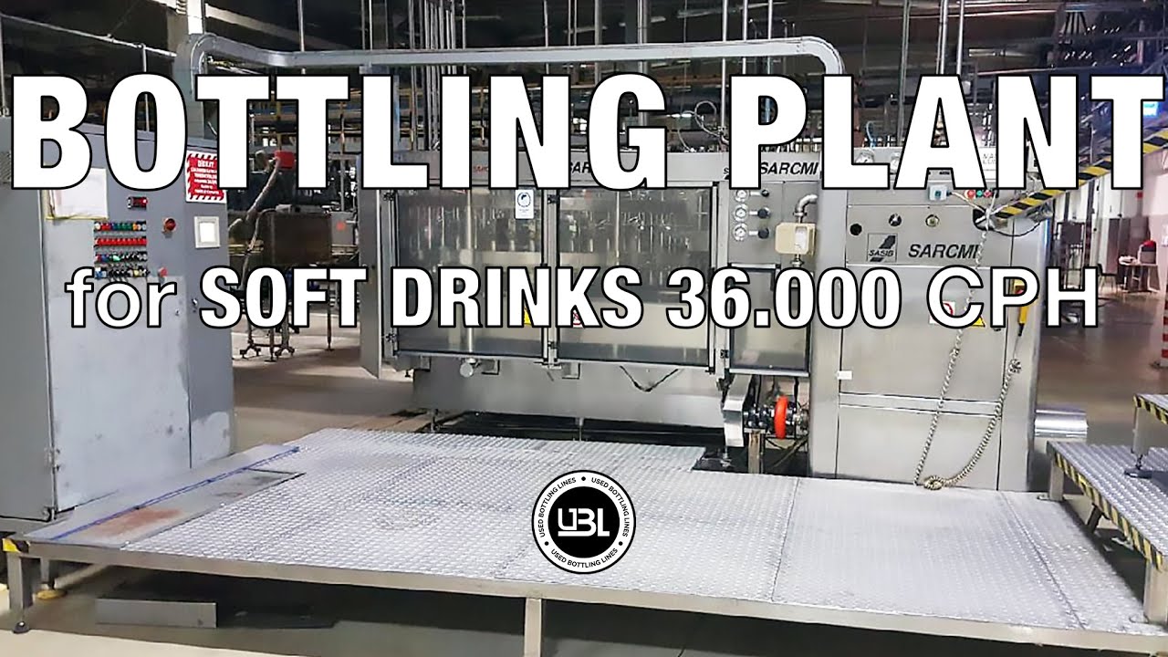 Used Complete Can Line for Soft Drinks 36.000 bph