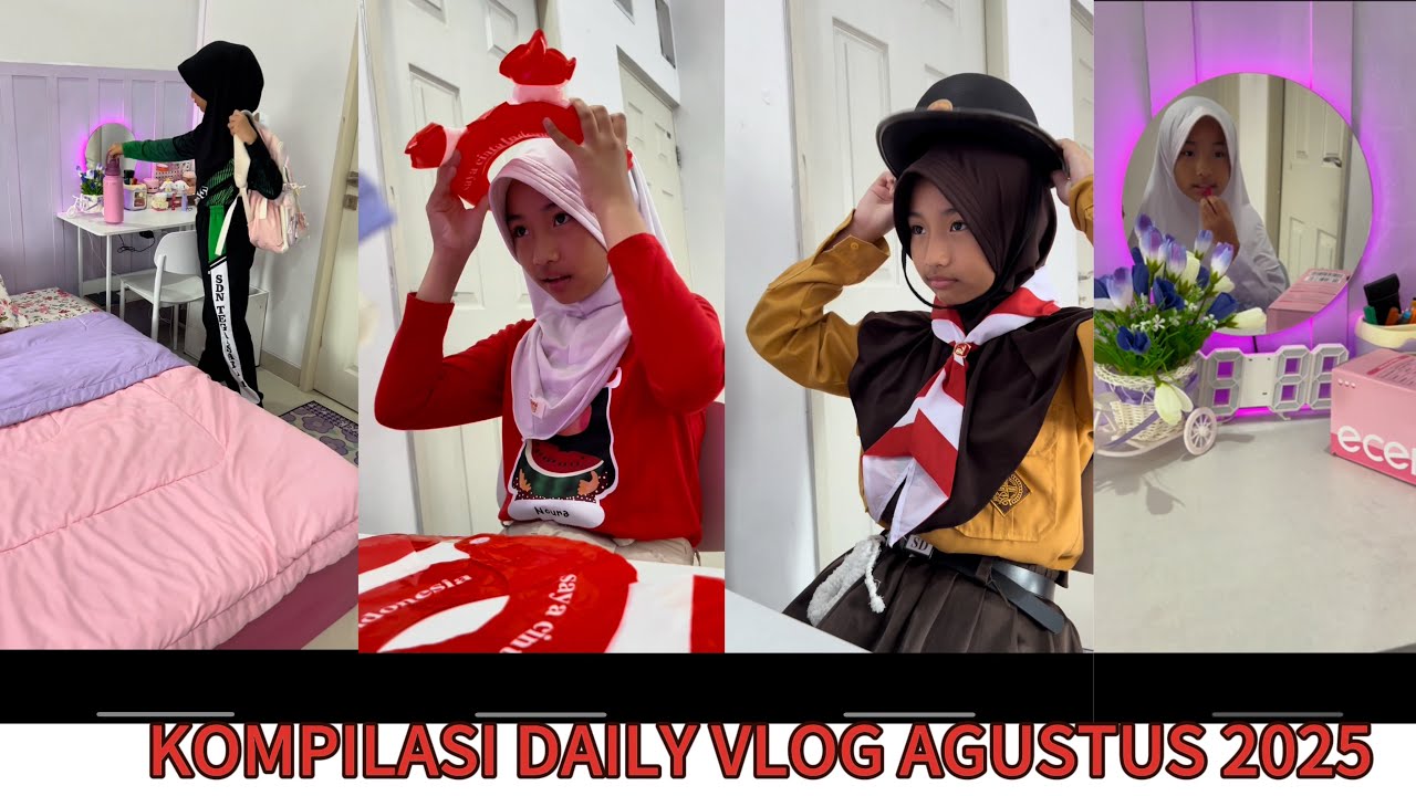 KOMPILASI DAILY VLOG NOURA AGUSTUS 2025