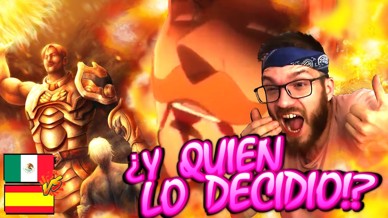 REACCION a ESCANOR VS ESTAROSSA de Nanatsu No Taizai