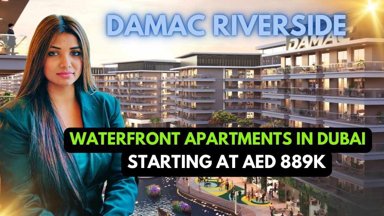 DAMAC RIVERSIDE VIEW! AFFORDEBLE WATER FRONT APARTMENT ! LUXURY APARTMENT IN DUBAI