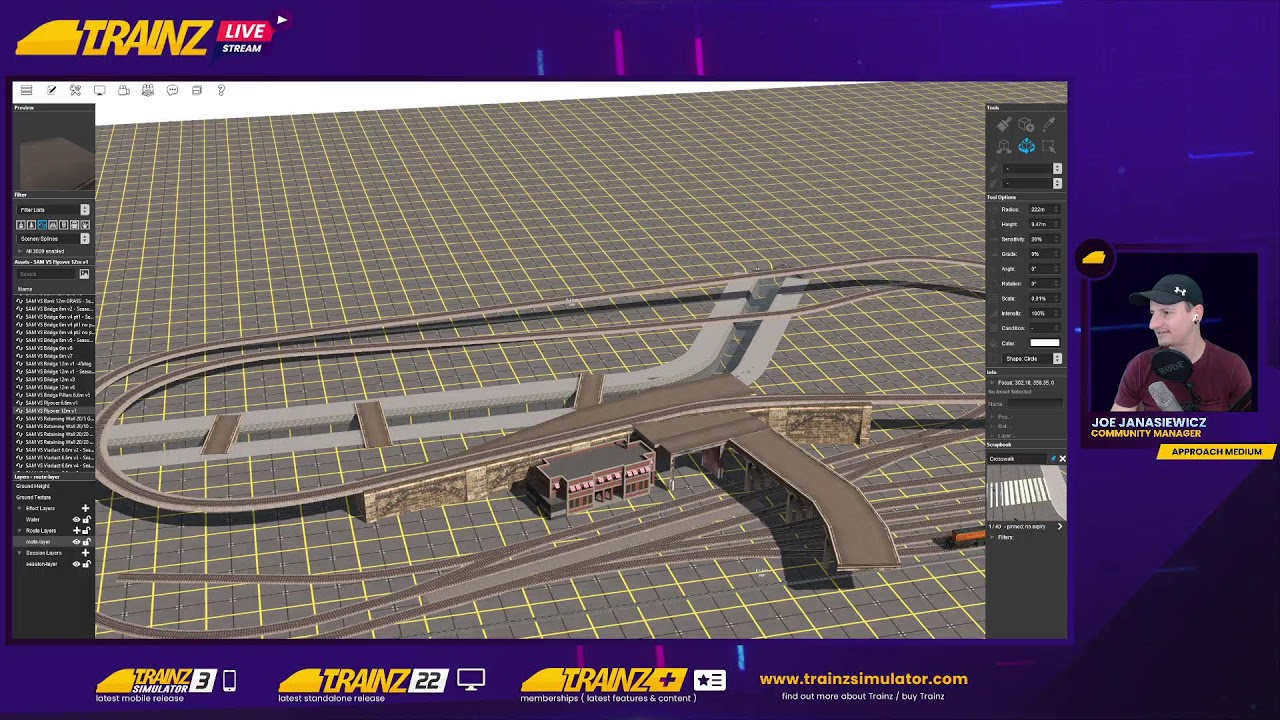 Route Building with Approach Medium