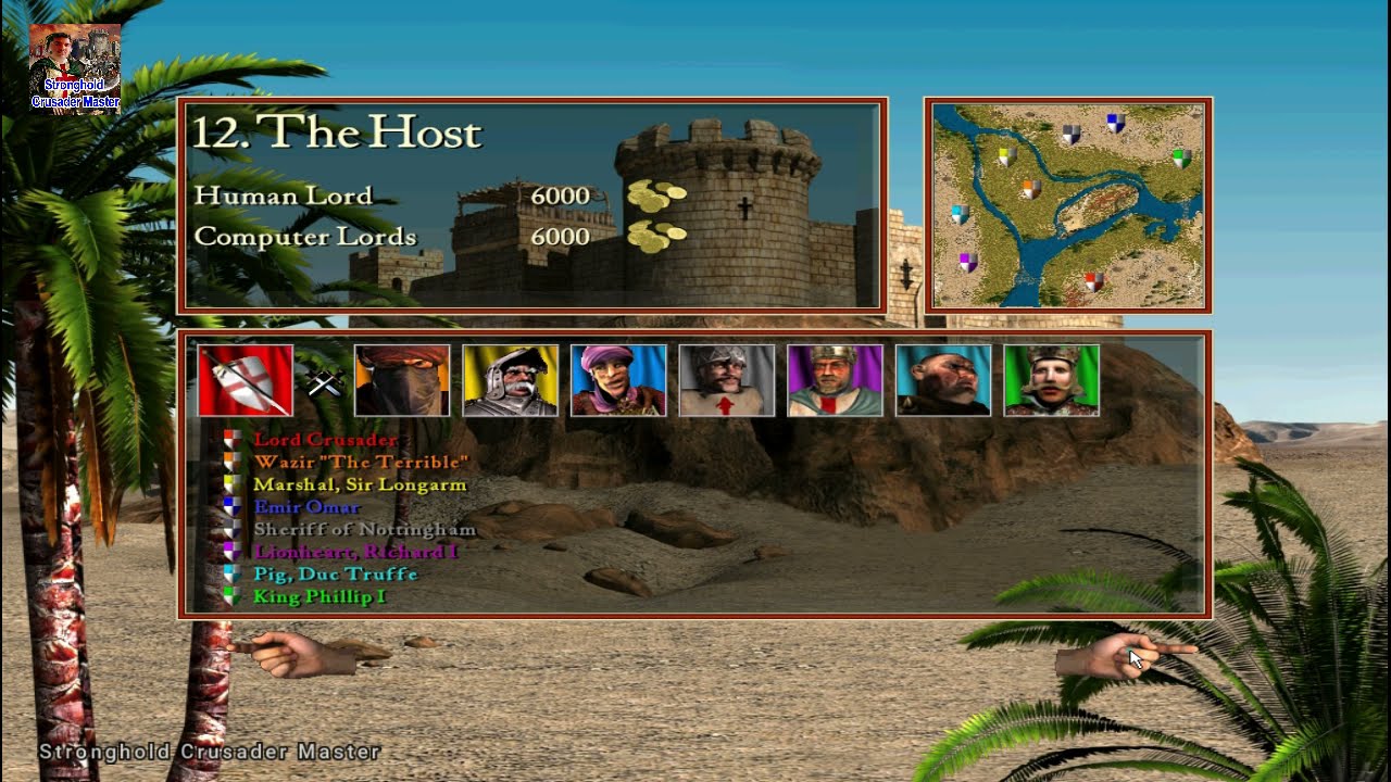 Stronghold Crusader Extreme | Mission 12 | The Host | Stronghold Crusader HD |Crusader Master