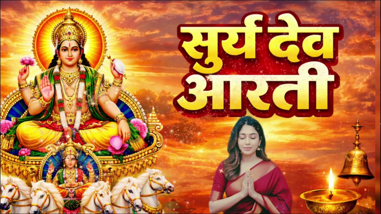 सूर्य देव आरती ☀️ | ओम जय सूर्य भगवान | Surya Dev Aarti | 
