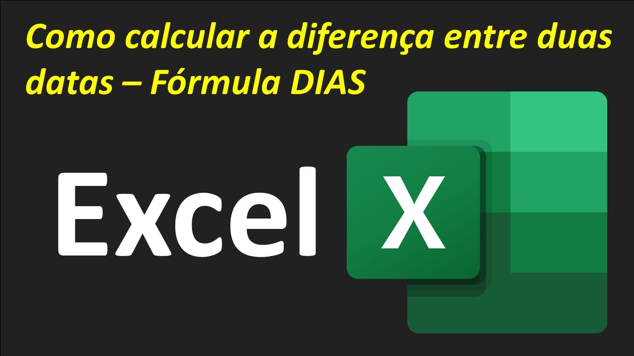 Excel Como calcular a diferen&ccedil;a entre duas datas  - F&oacute;rmula Dias