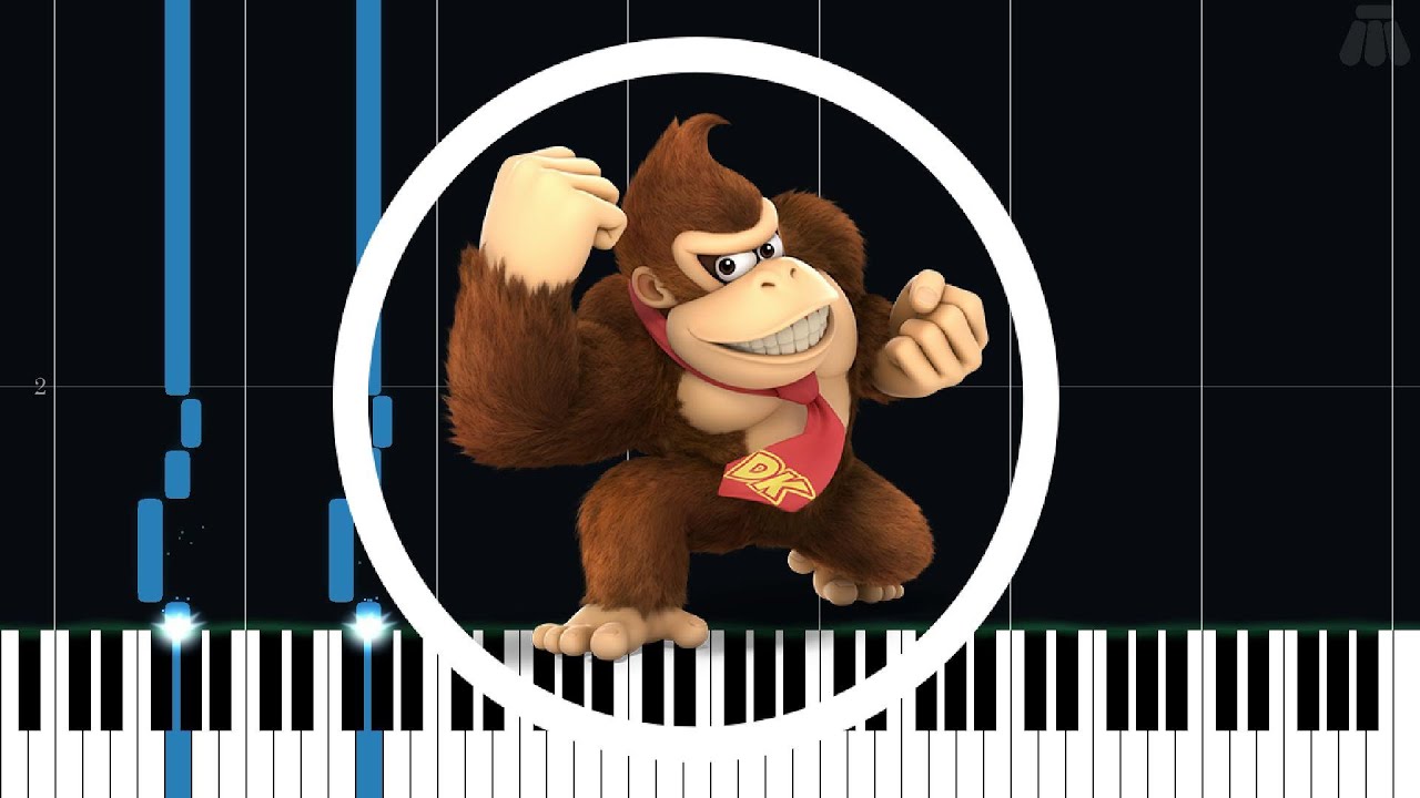 Hideout Helm 2 - Donkey Kong 64 - Easy Piano Tutorial