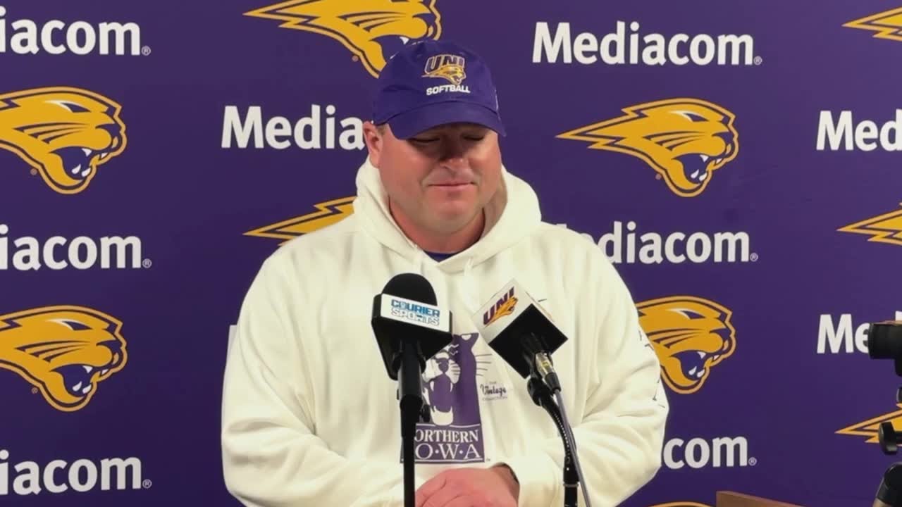 VIDEO: UNI softball coach Ryan Jacobs